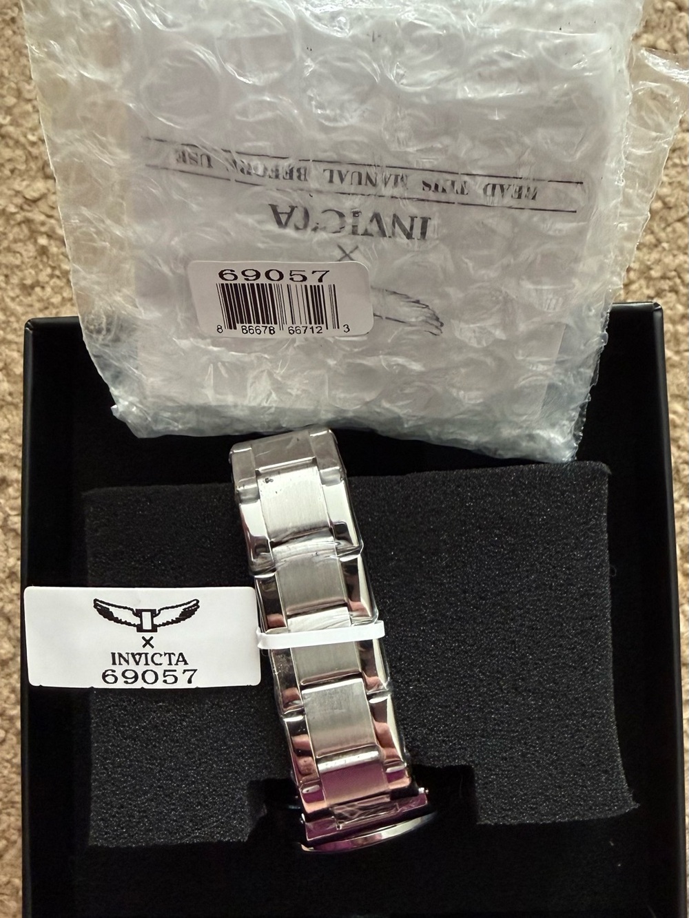 Invicta Women’s Silver Stainless Steel Watch with Cream Dial - Picture 7 of 7